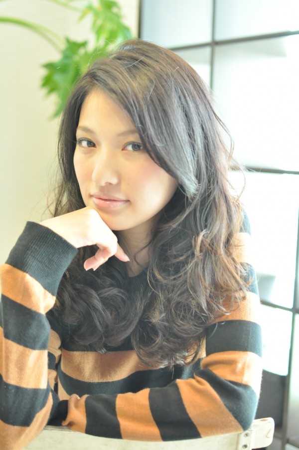 無造作大人カールロング