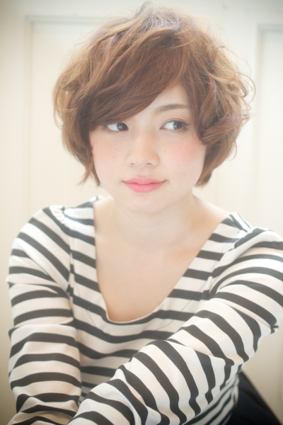 ふわふわコットンカールボブ