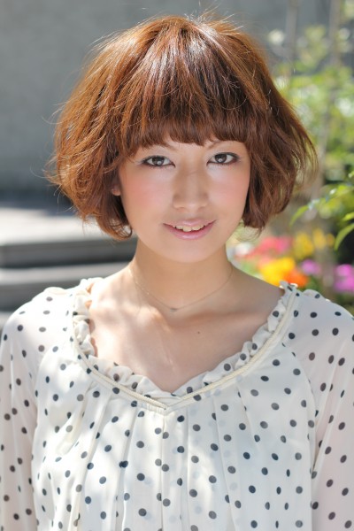 外国人の少女のようなふわくしゅ感がたまらない『ガーリーボブ』