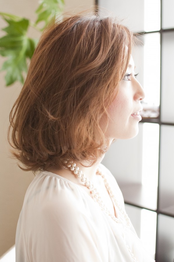 長めボブの魅力。