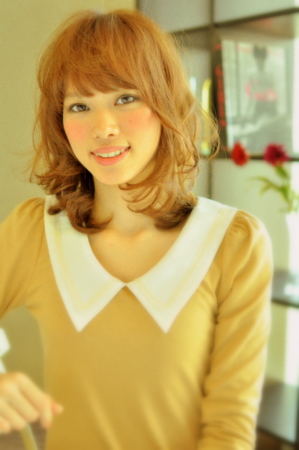 毛束感がかわいらしい『柔らかく揺れる、チンクリー★カール』