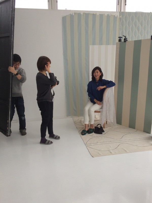 エクラのヘアスタイル撮影