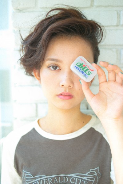 クセを活かしてクールなショート