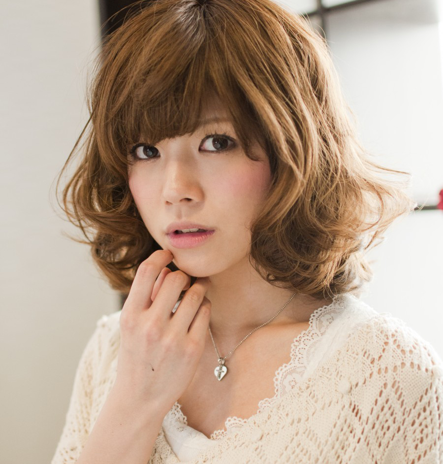 『ラブリー』＆『リラクシー』愛されミディ★フリンジカール★