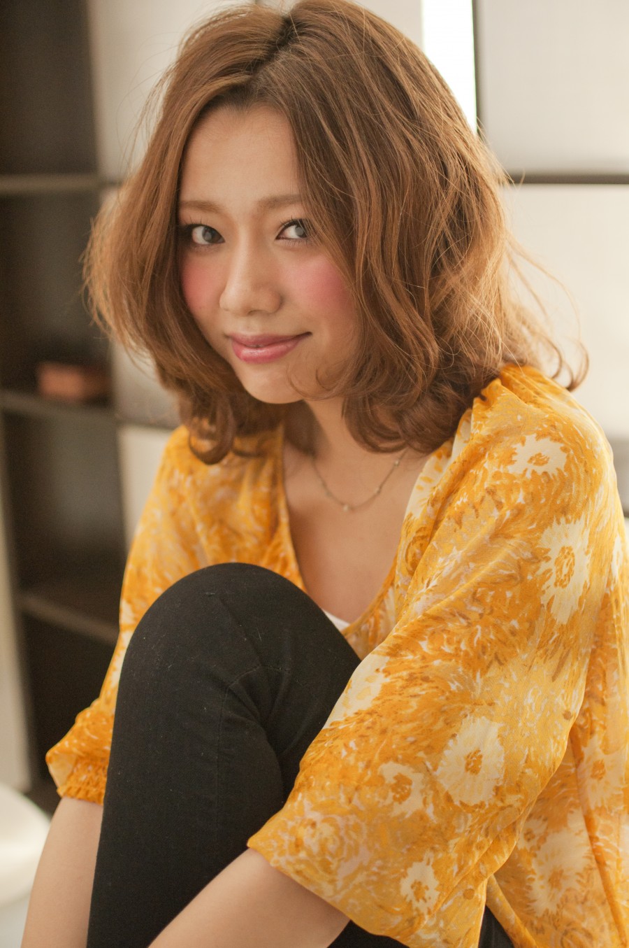 『イノセント』×『ナチュラル』☆やわらか質感カプチーノミディ