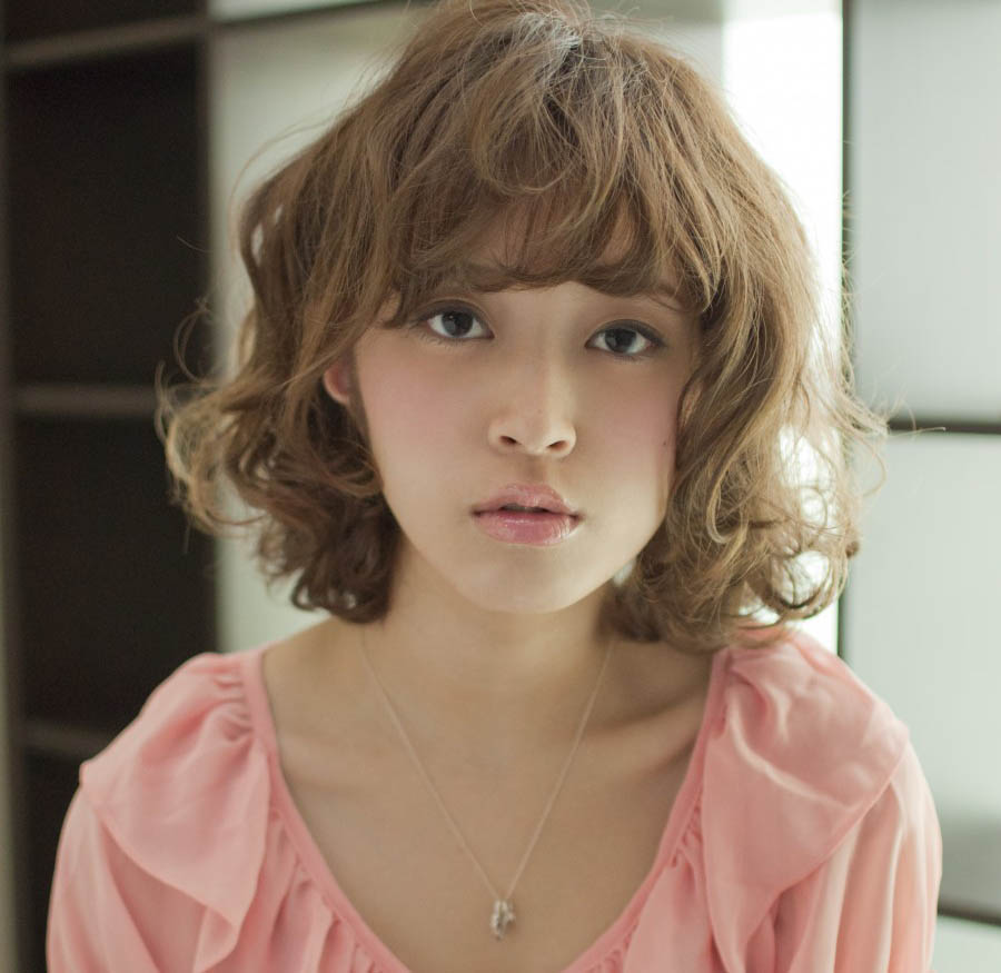 『ガーリー』×『ホワイトベージュ』☆外国人風☆ベールウェーブ