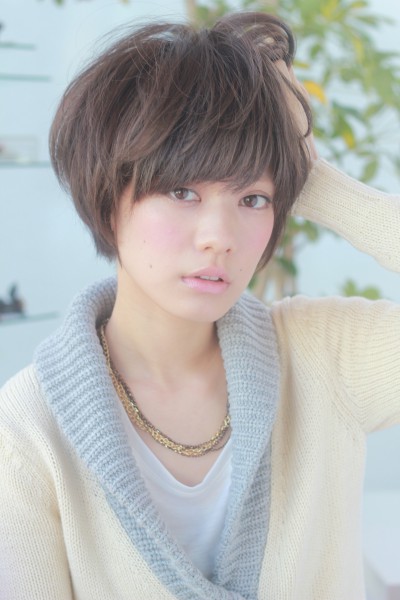 大人ショート×潤い艶カラーカッコ可愛く見せるショート