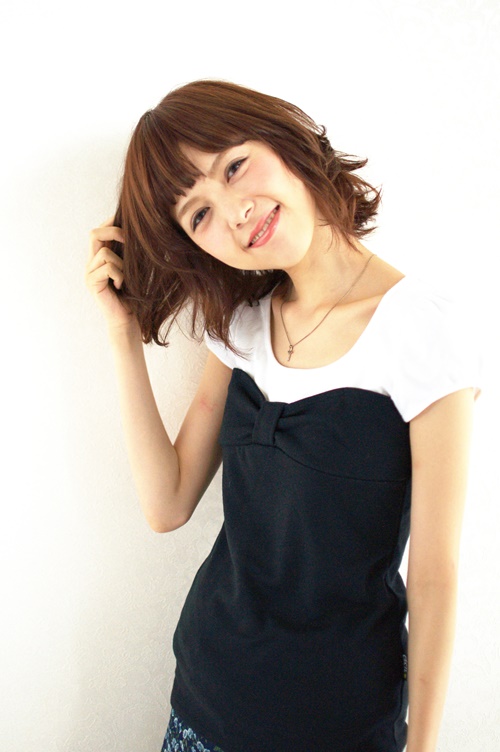 自然にハネた毛先を楽しむラフボブ♪ - メイン