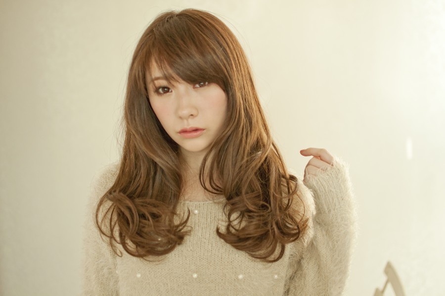 外国人風☆アンニュイロング☆マーメイドアッシュカラー