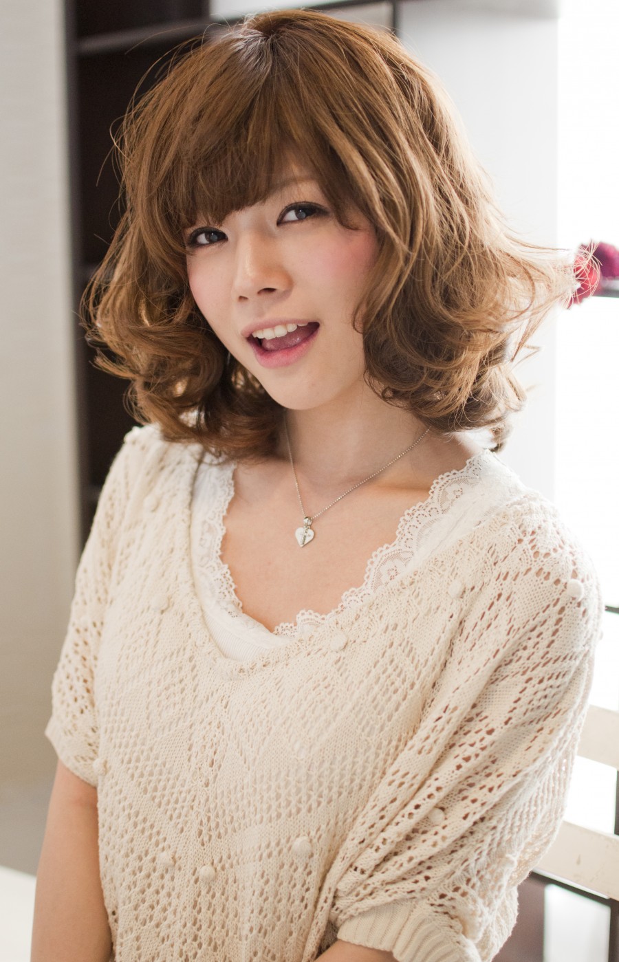 『ラブリー』＆『リラクシー』愛されミディ★フリンジカール★ - メイン