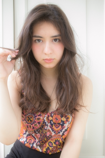 外国人風ラフウェーブ×イノセントカラー