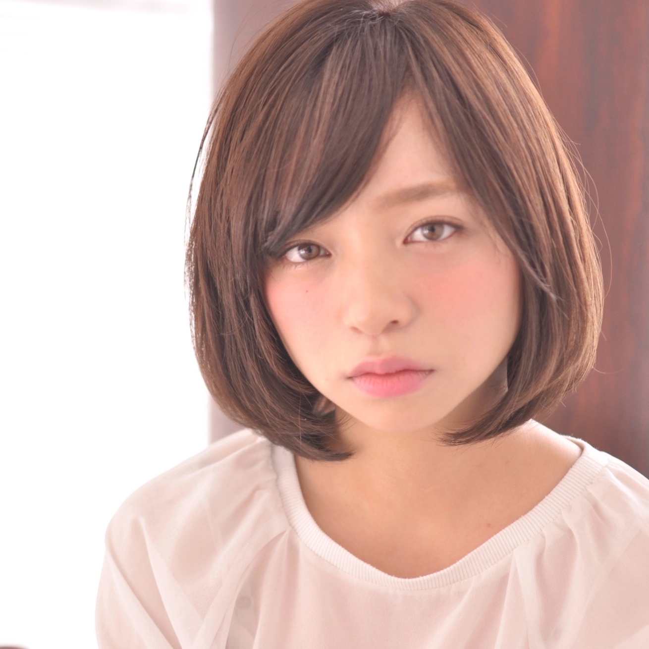 柔らかエアリーロブヘア☆イノセントカラー♪