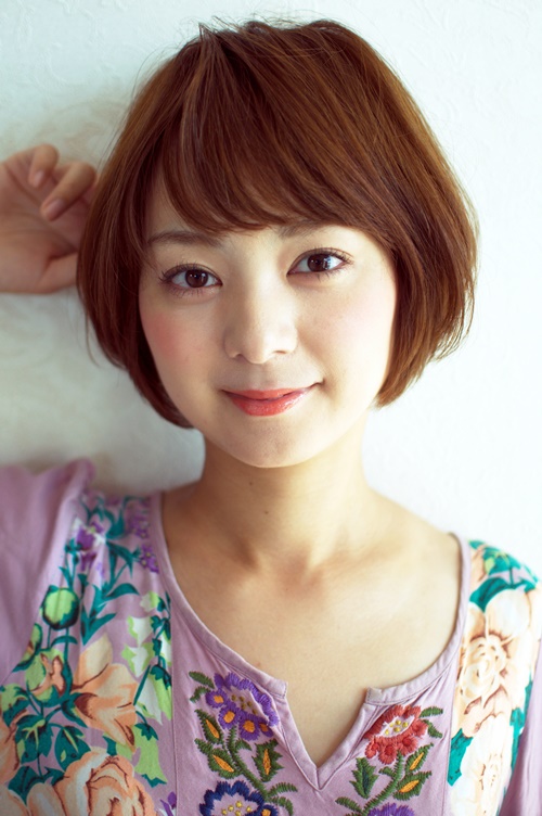 シアー系の柔らかカラーが決め手の簡単ショート♪♪