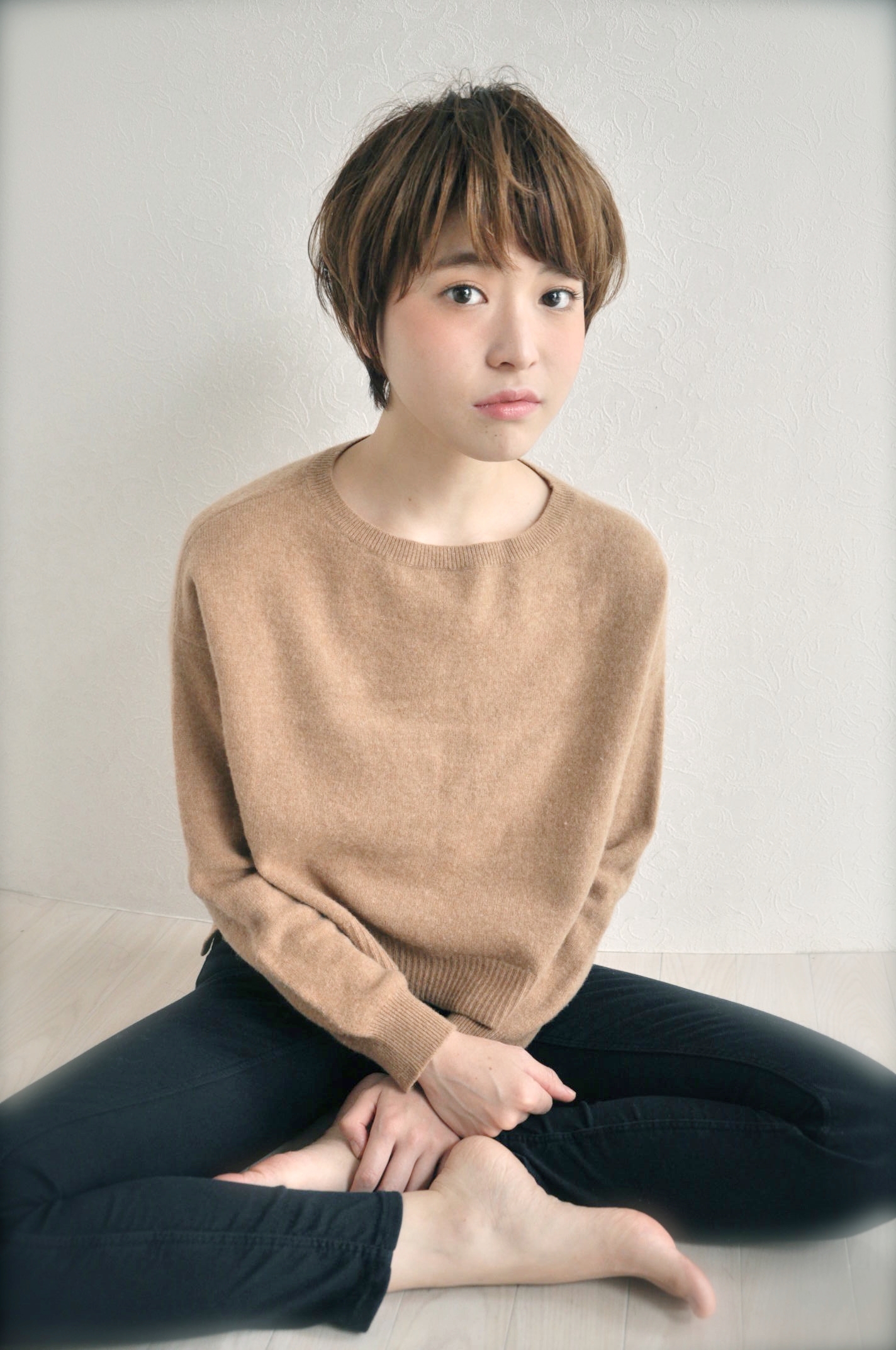 『柔らかマッシュショート』×『スムースアッシュ』