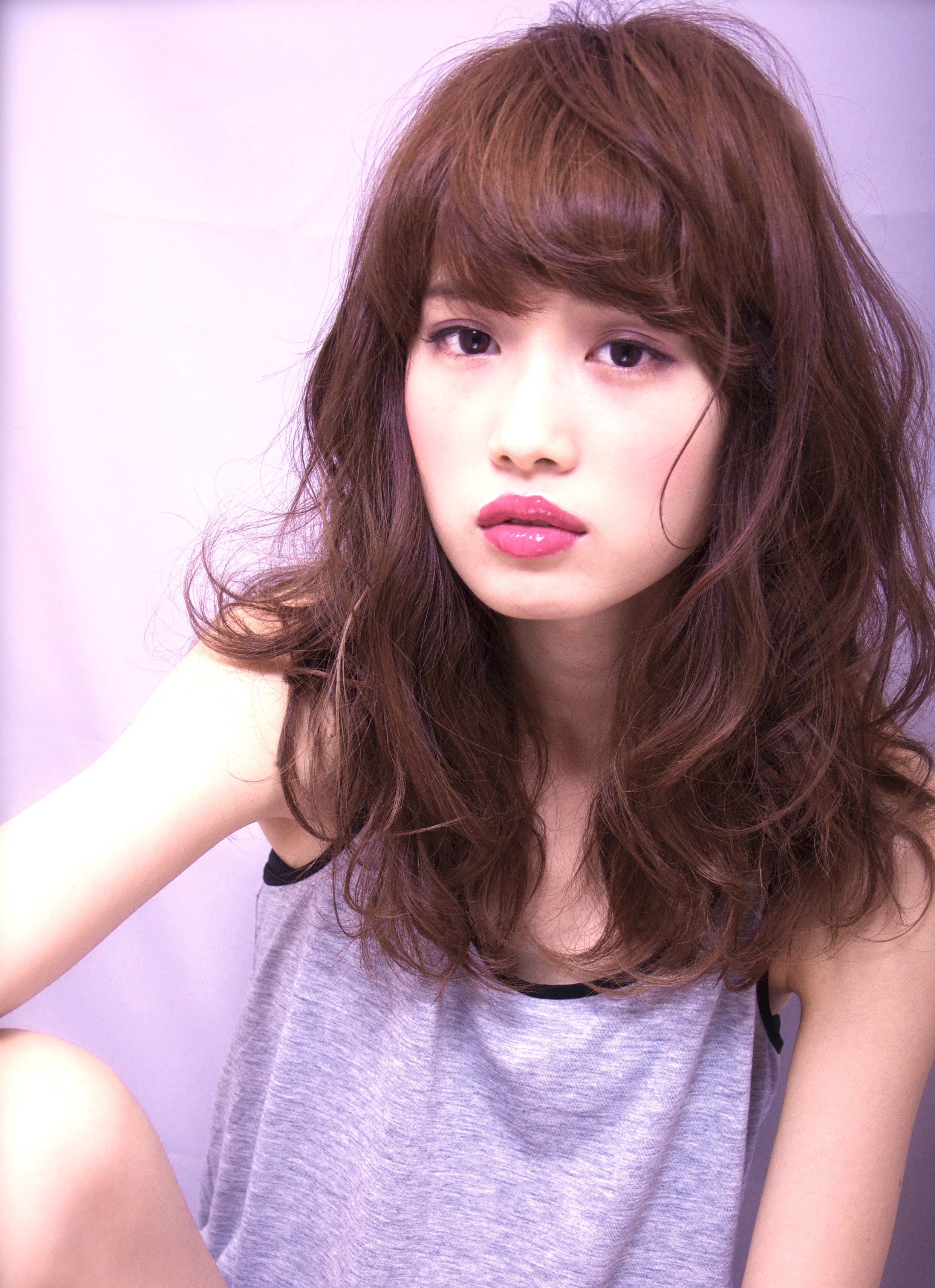 『色気と艶髪』×『 アッシュ バイオレット』 - メイン