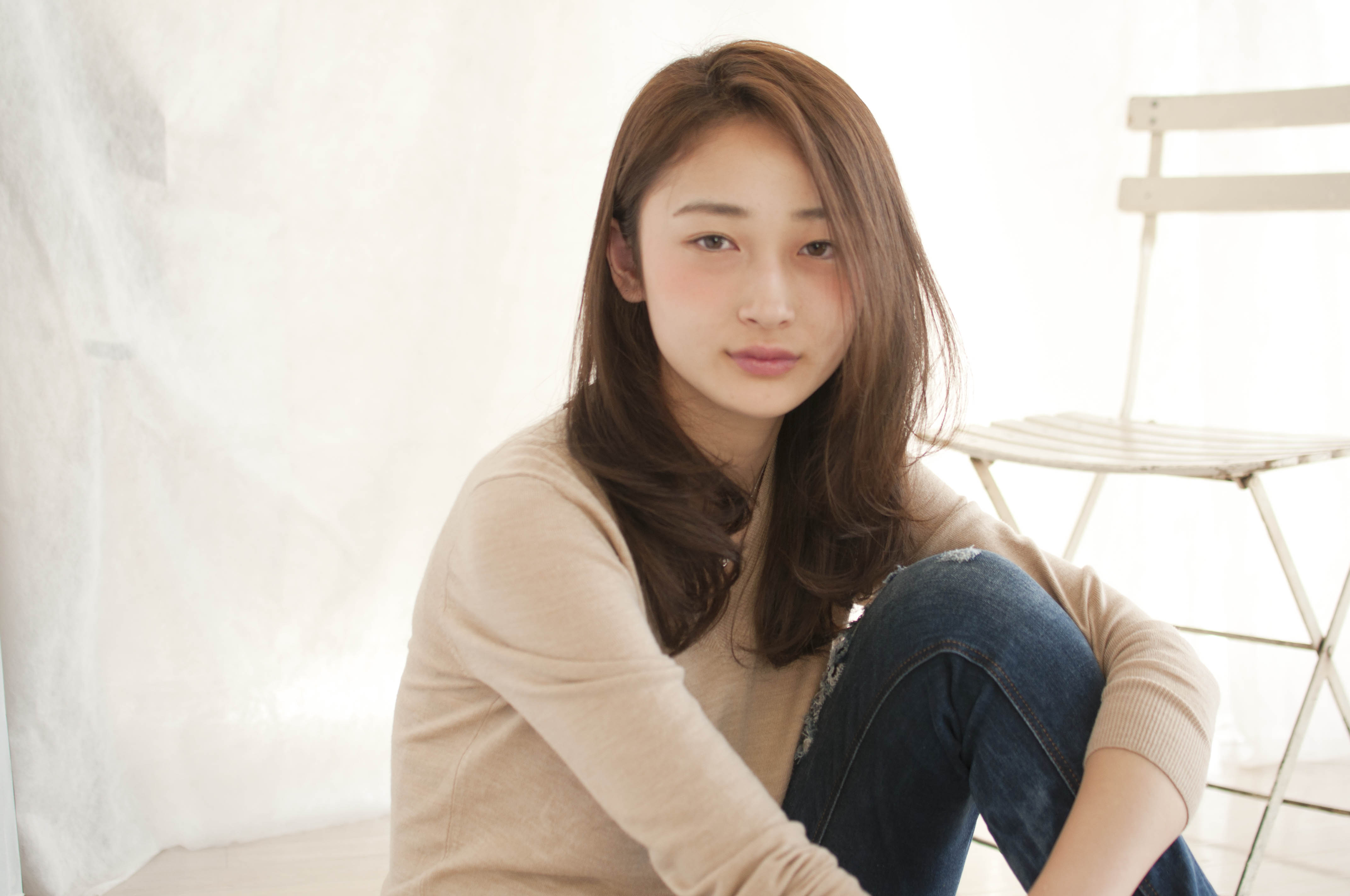 ただ乾かしただけで決まるノームコアなミディアム♪