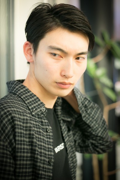 【Men’s】ジェルで仕上げる七三ショート