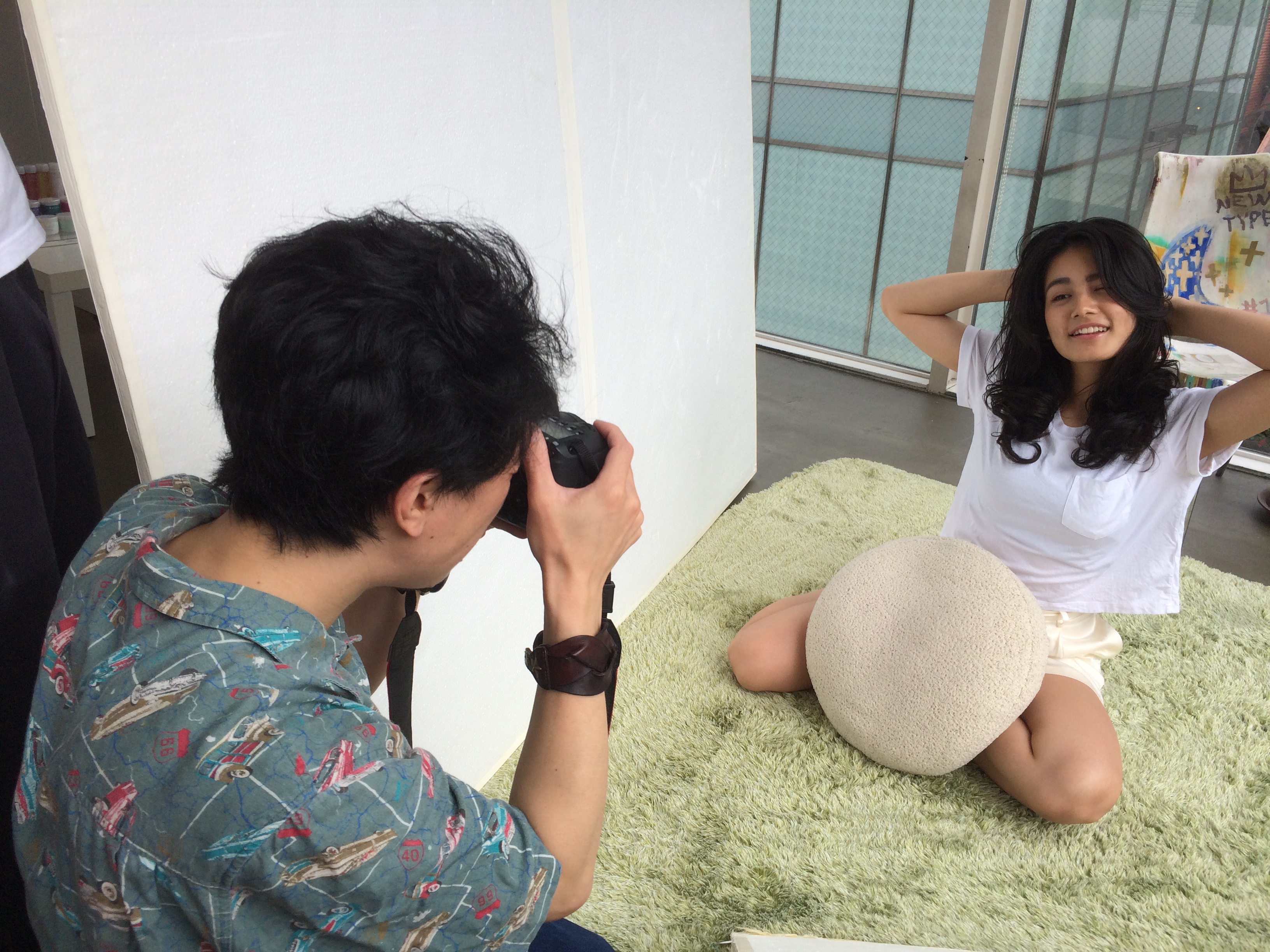 金曜日の撮影風景