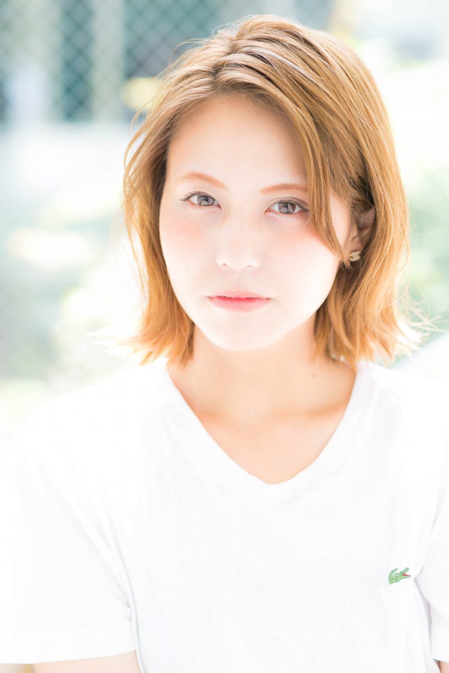 ハネてもかわいい切りっぱなしボブ♪