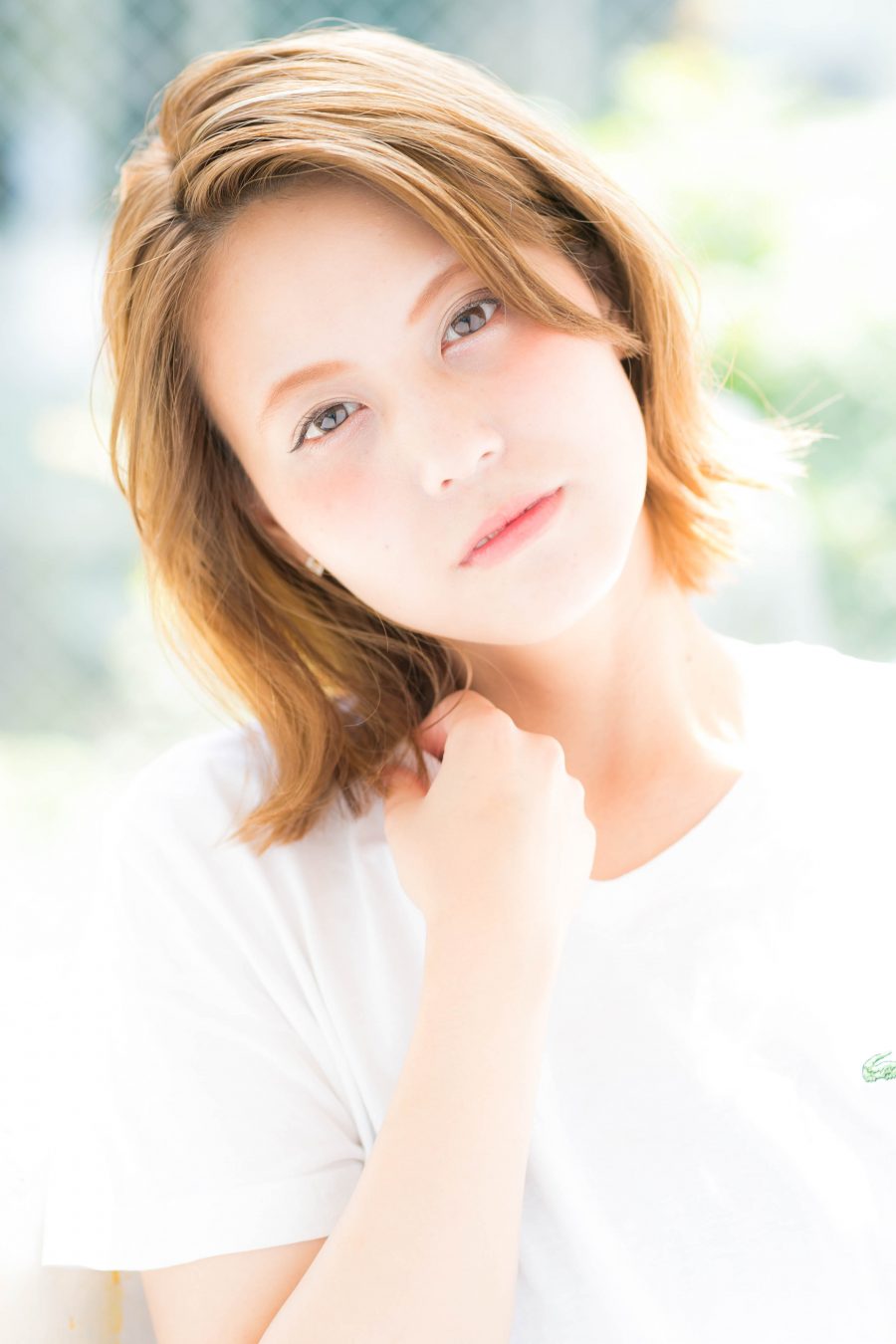 ハネてもかわいい切りっぱなしボブ♪