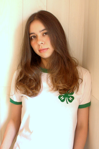 ナチュラルな外国人風センターパートロング