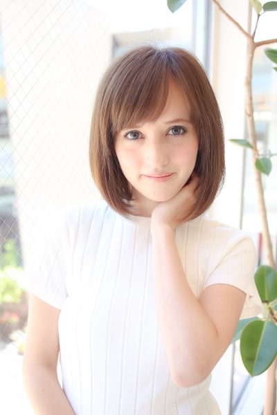 小顔効果＆アレンジのバリエーション豊富な　ラフ・ボブ - メイン