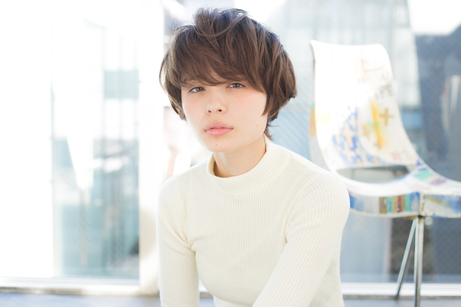 束感が作る毛流れがオシャレなショートはいかが？