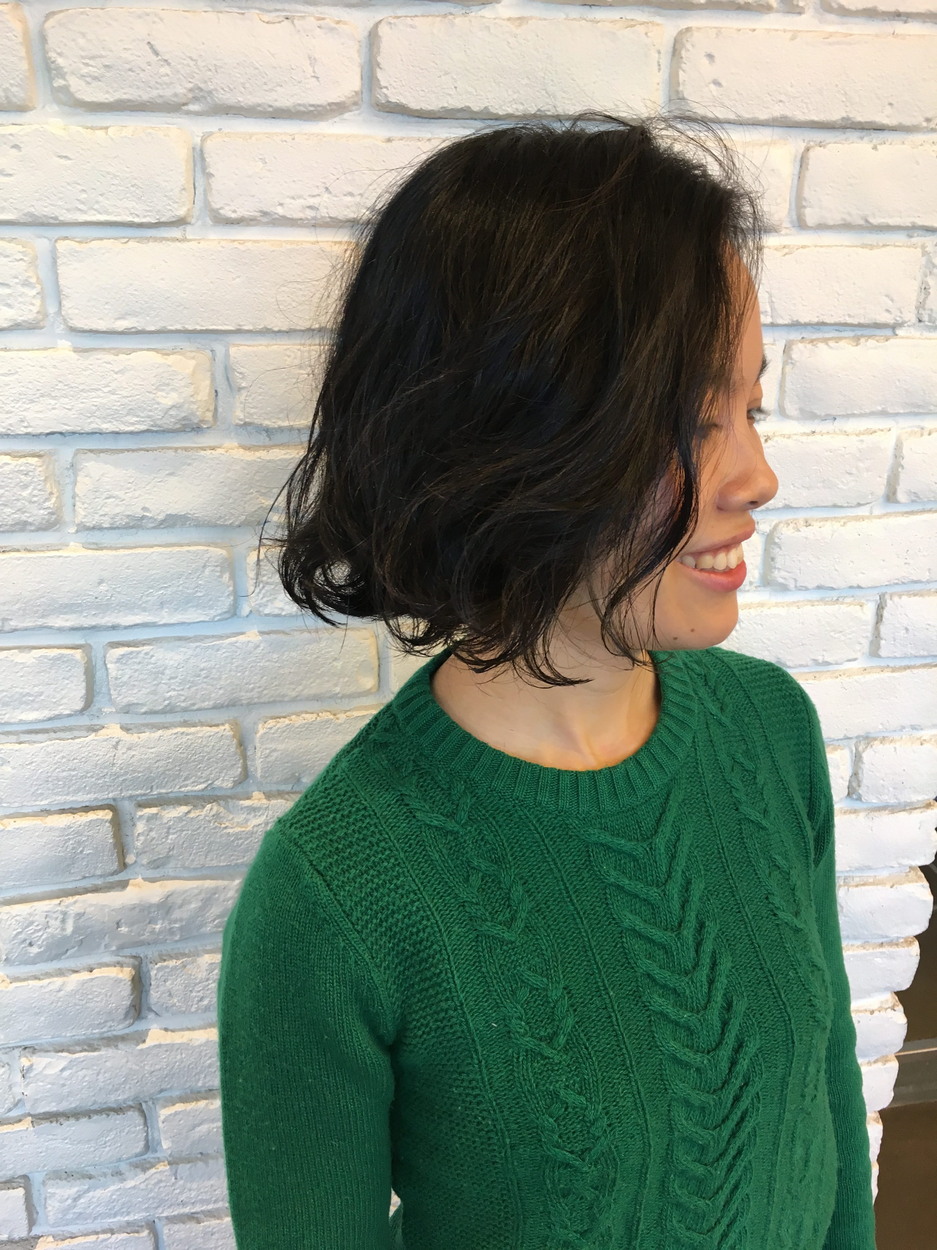 ばっさりボブにかっとしてコスメパーマ♡