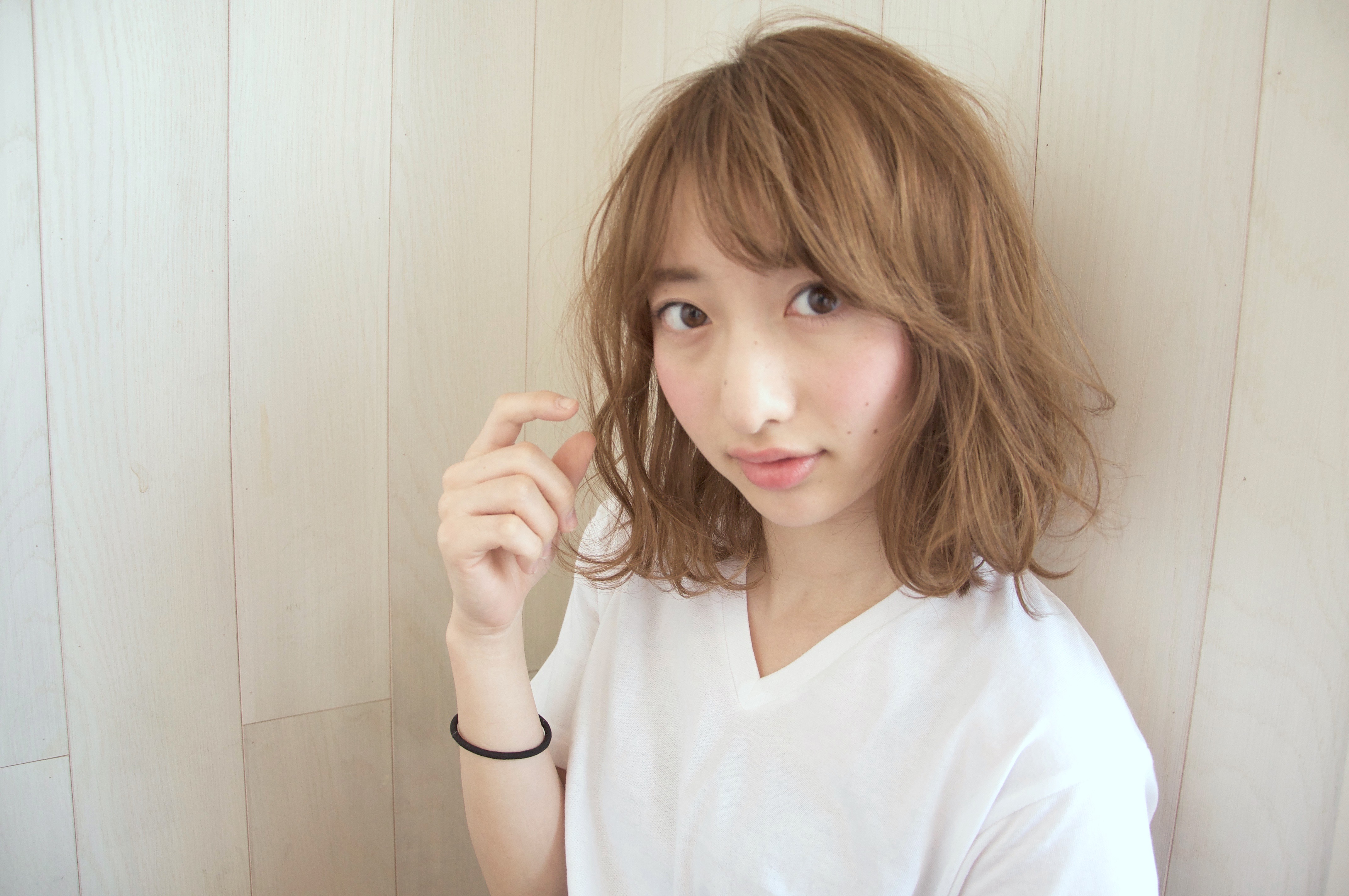 ゆるふわミディアム　ミルクベージュ