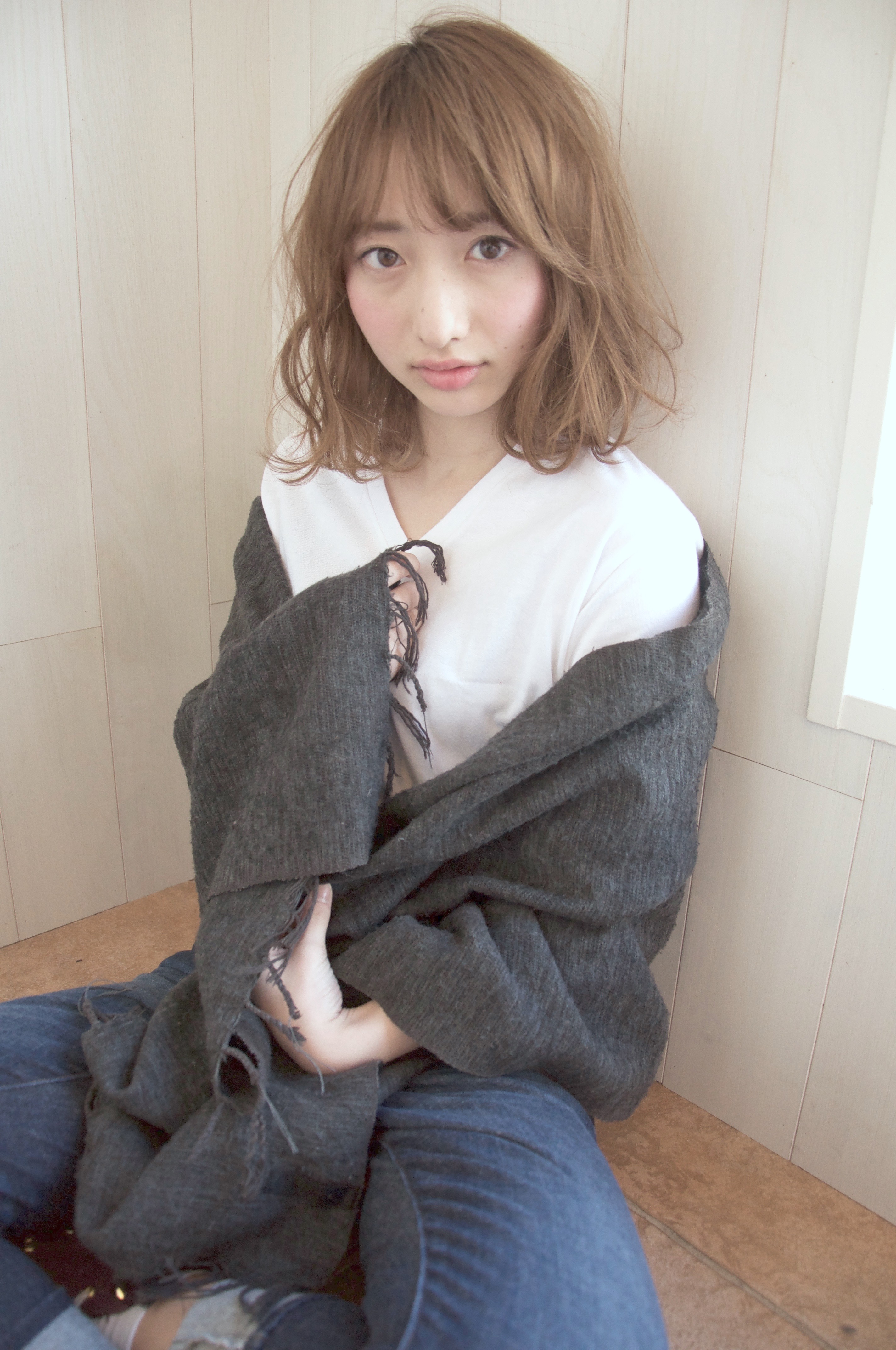 ゆるふわミディアム　ミルクベージュ - メイン