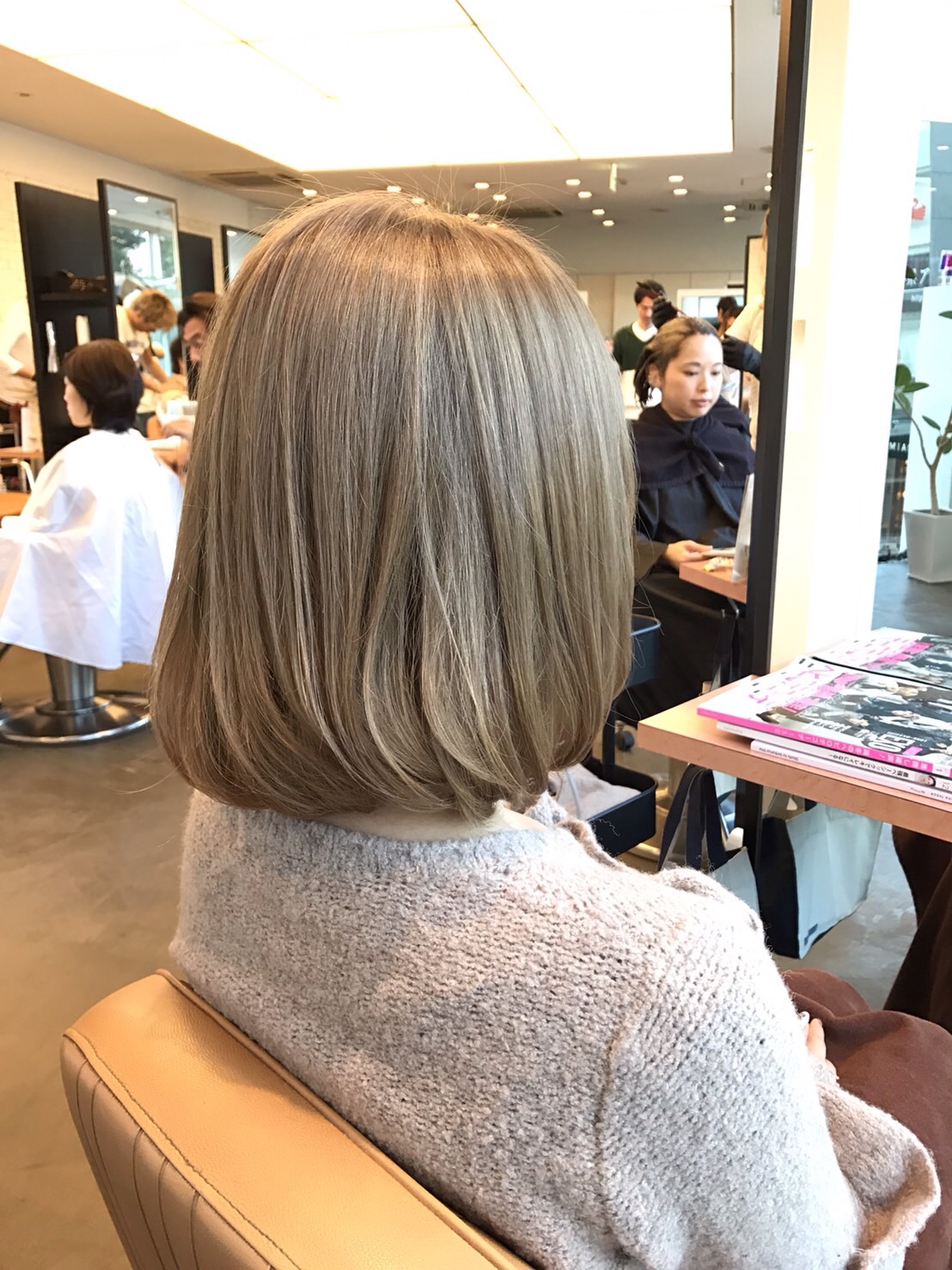 外国人風カラー ブリーチを使ったハイトーンカラー