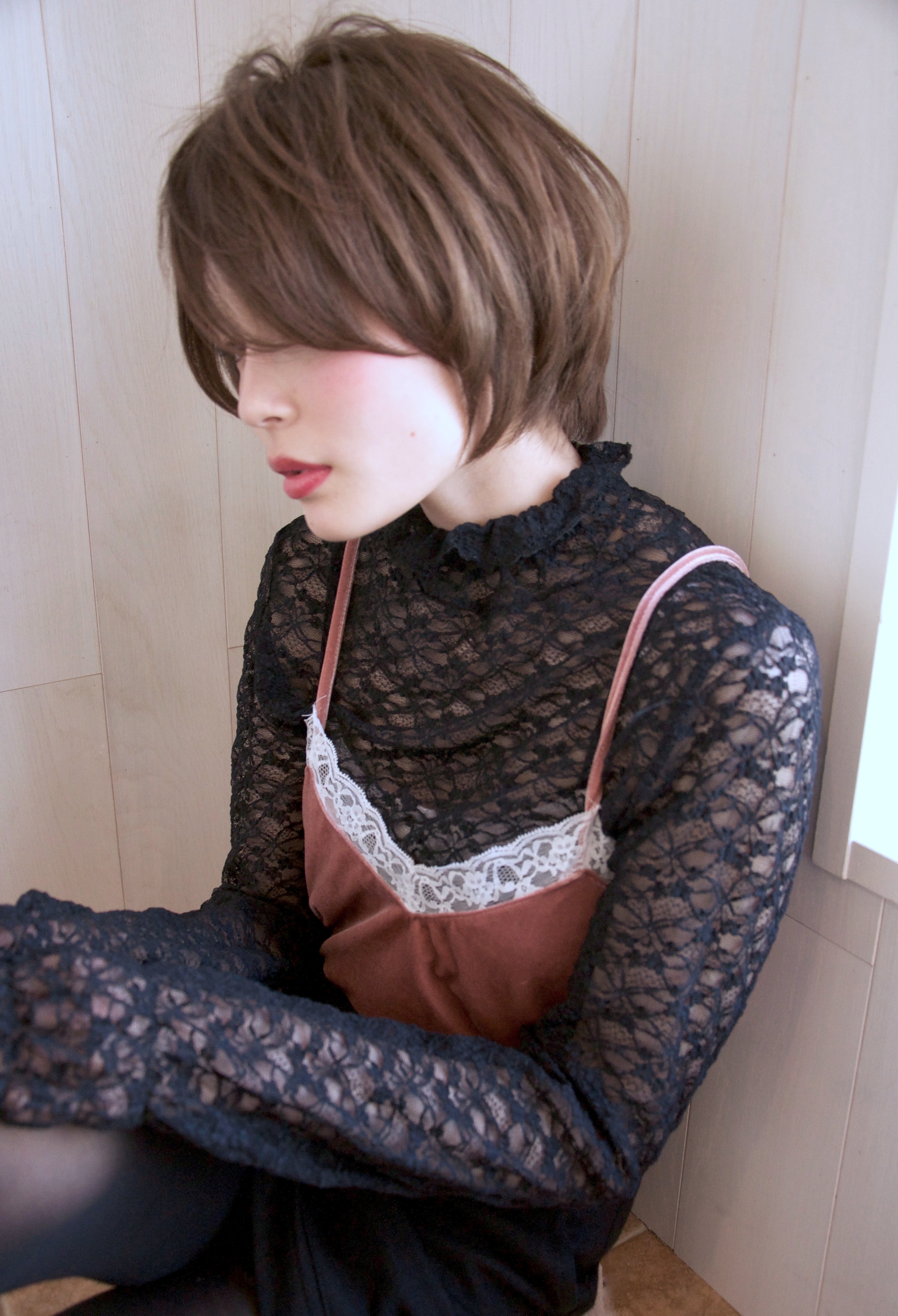 大人キレイなショートボブ