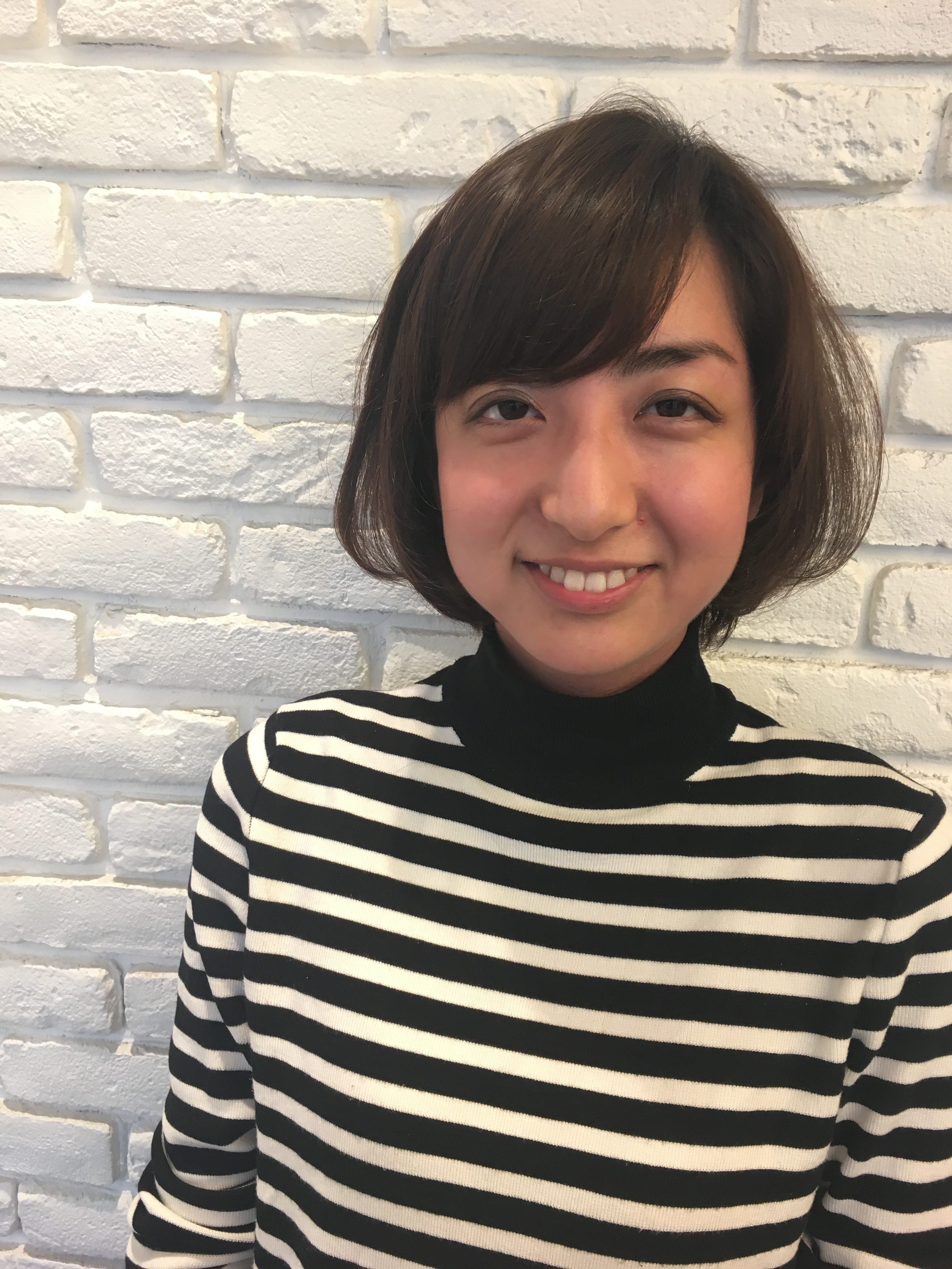 ばっさりカット　くせ毛をいかす