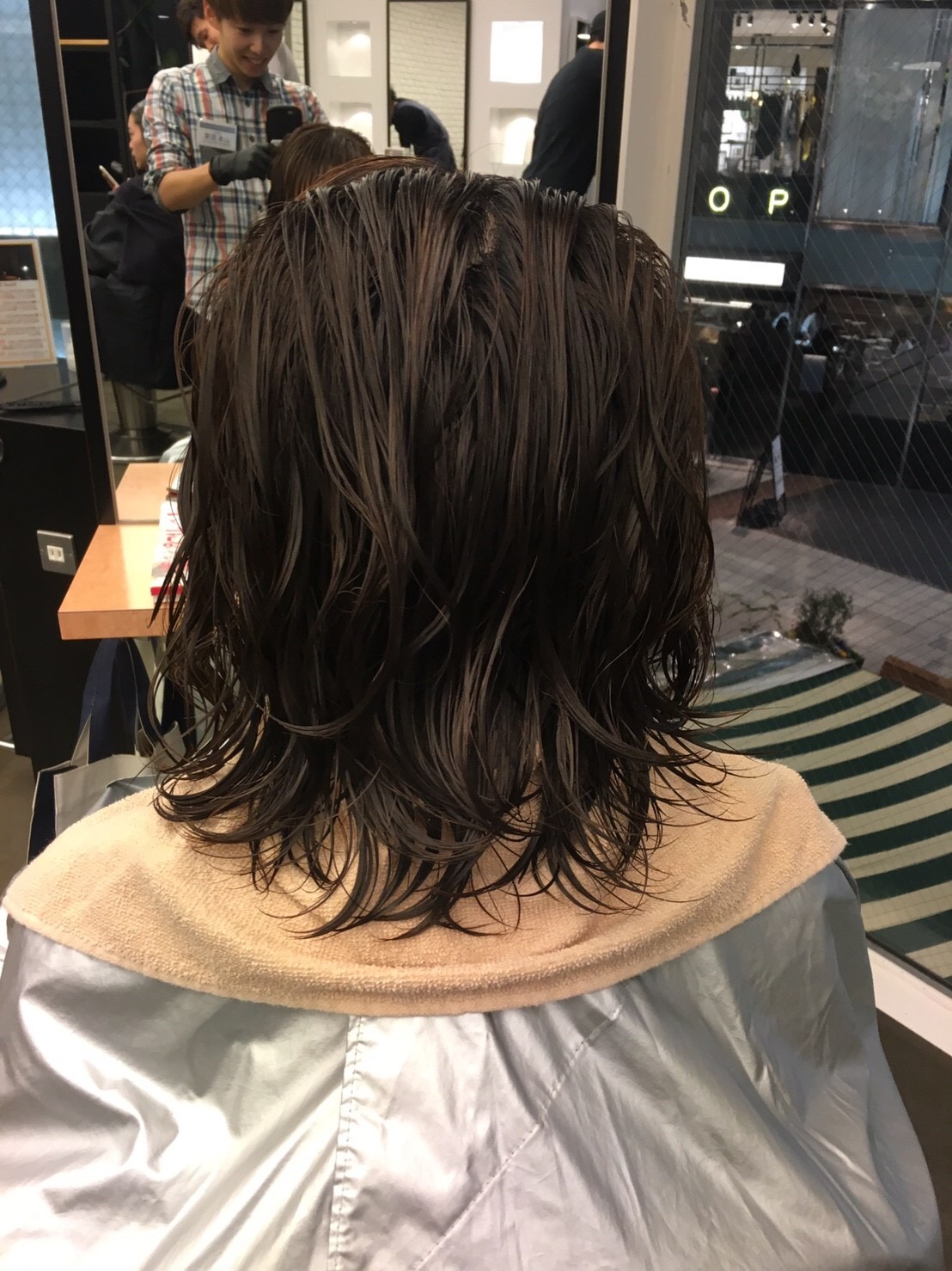 デジタルパーマは楽ですよ！