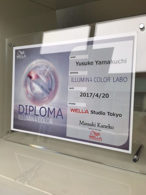 ILLUMINA COLOR DIPLOMA 習得しました♪
