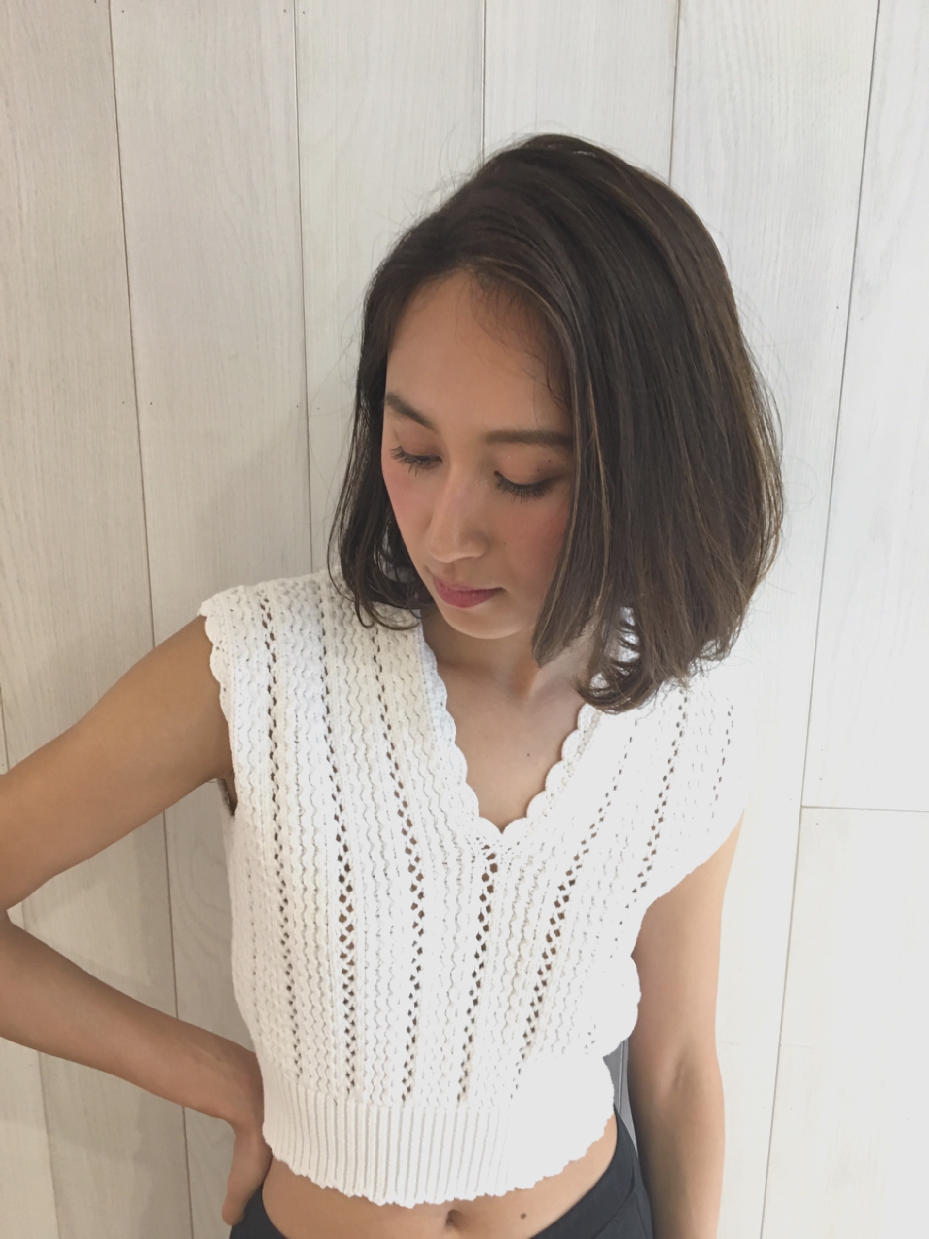 カラーで差をつける！シンプルボブ★