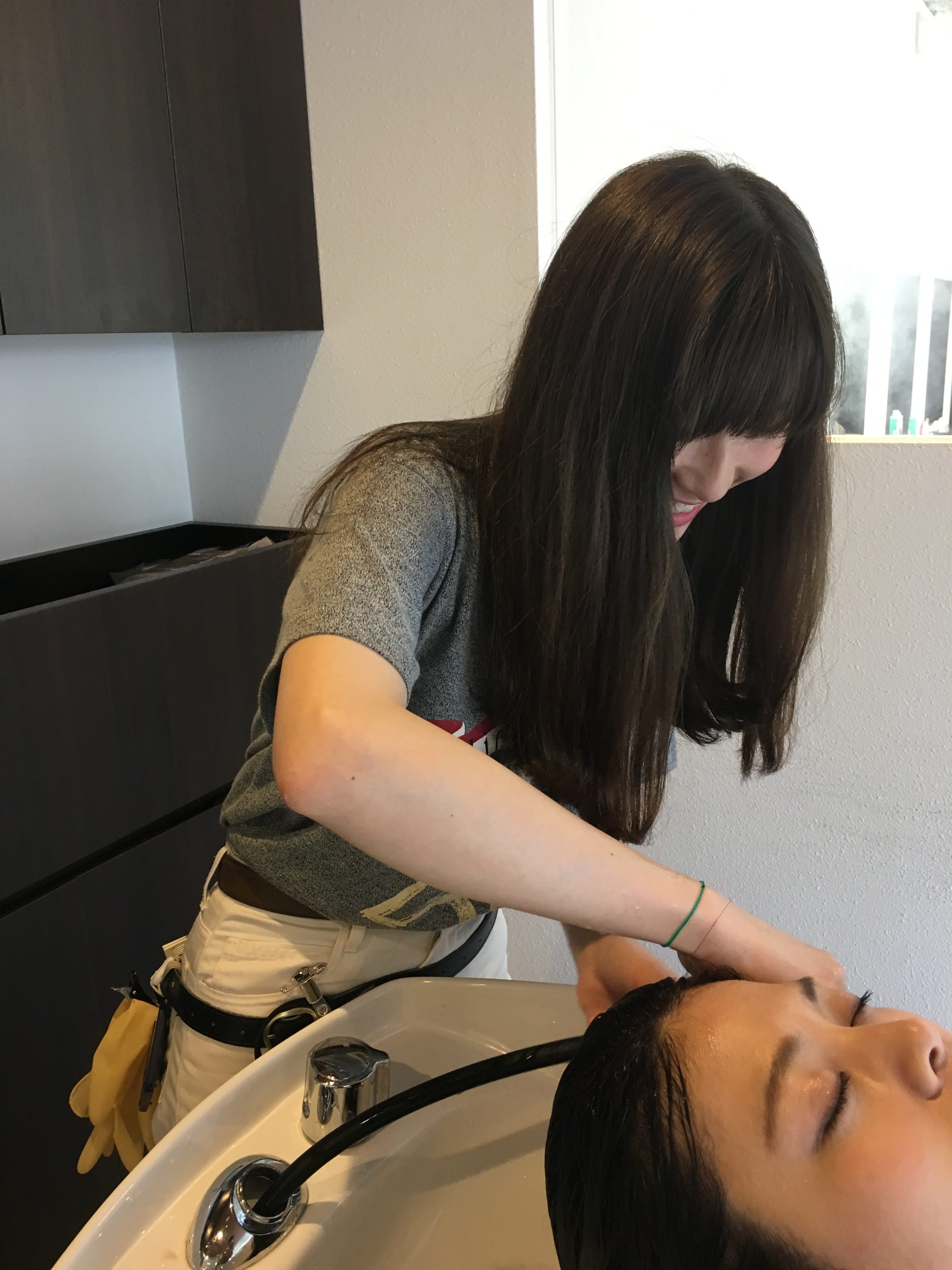 赤坂店シャンプー合格者第1号