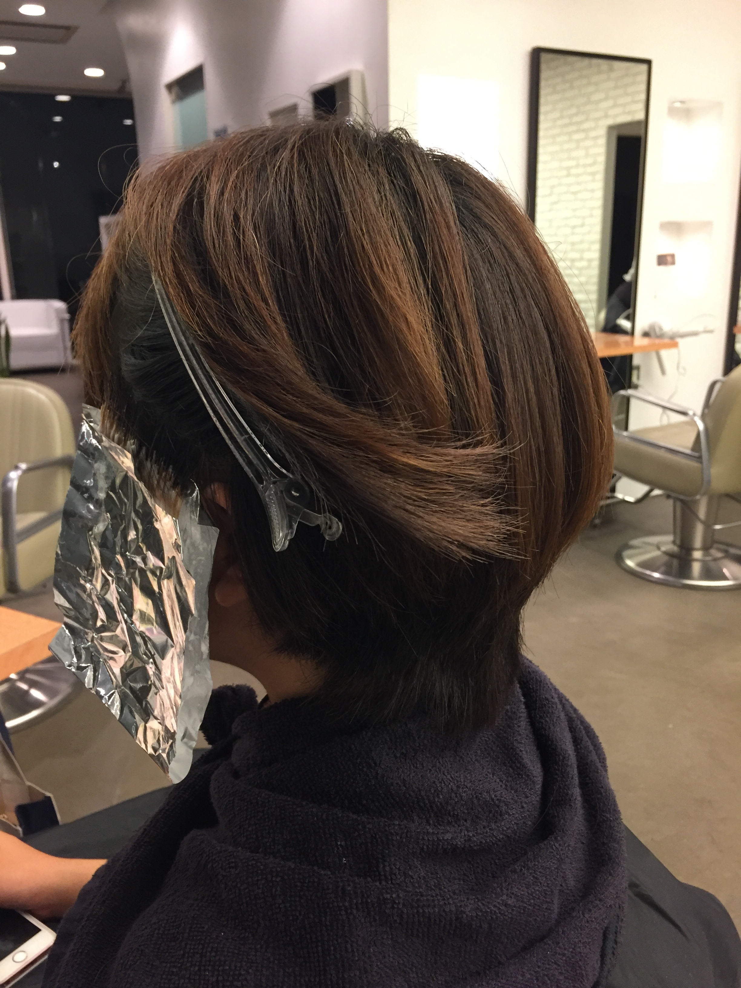 髪の毛にもアクセントを！