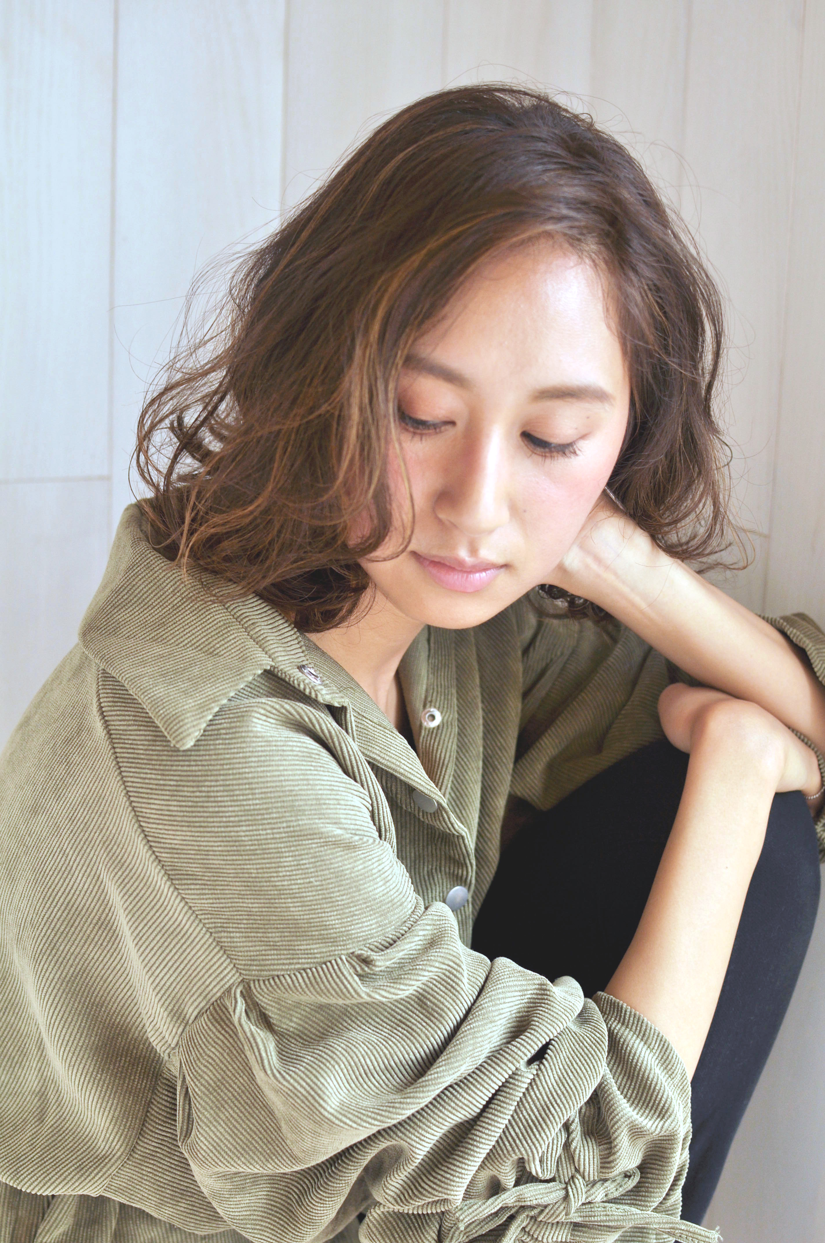 お洒落！ハイライト×ボブパーマ★