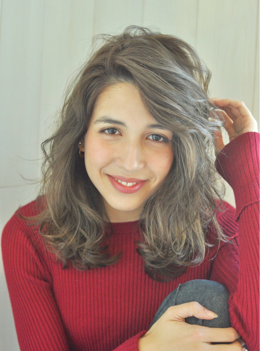 外国人くせ毛風。ゆるふわナチュラルウェーブヘア★