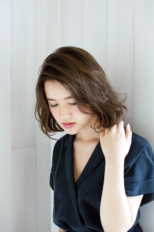 大人かわいいエフォートレスゆらぎボブ♪