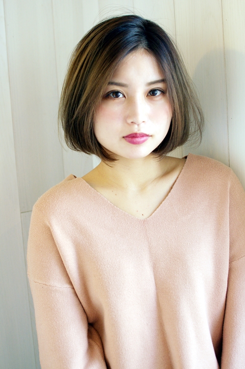 シンプルなボブはみんなの味方♪