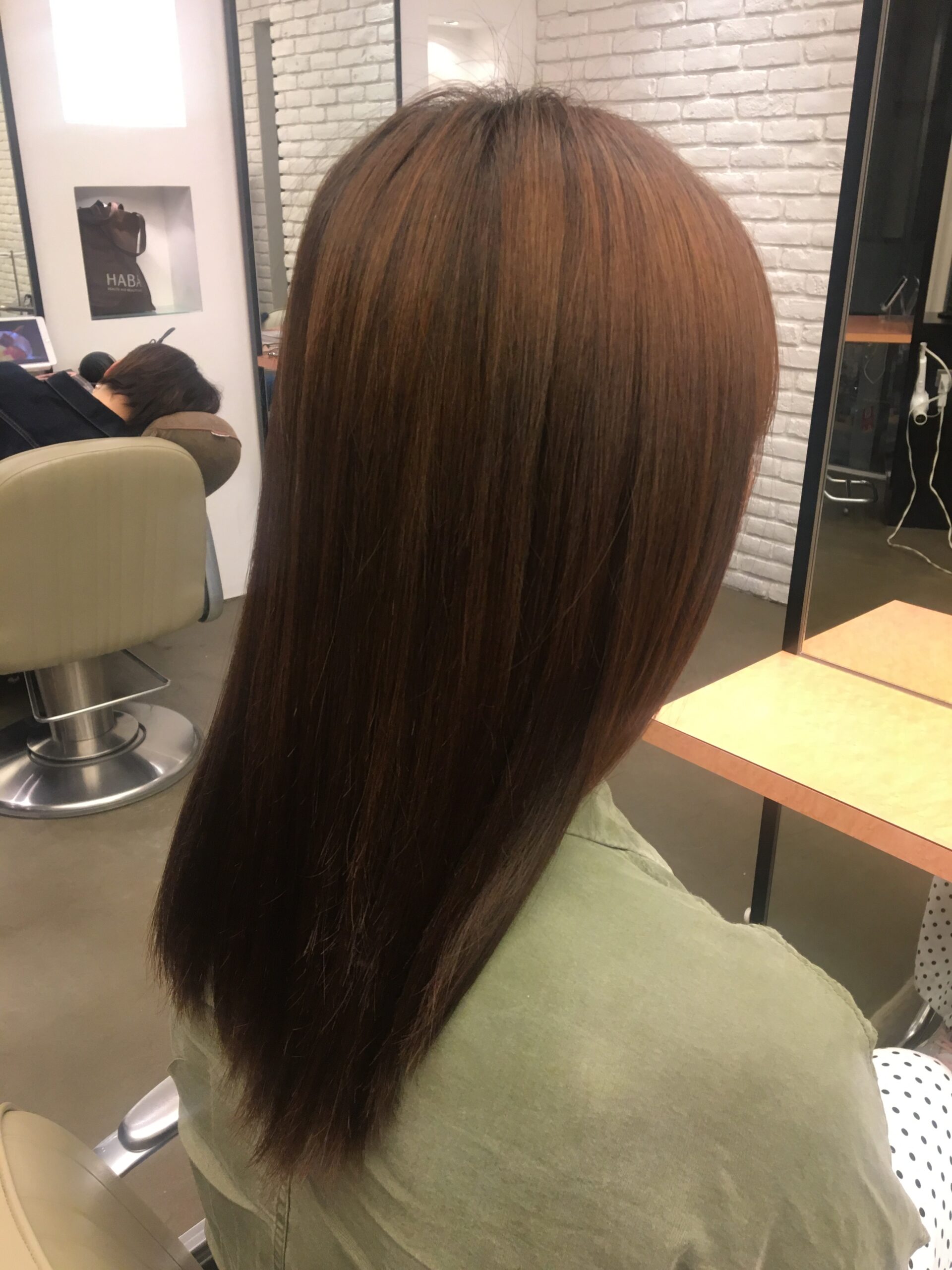 ストレートパーマレッスン！