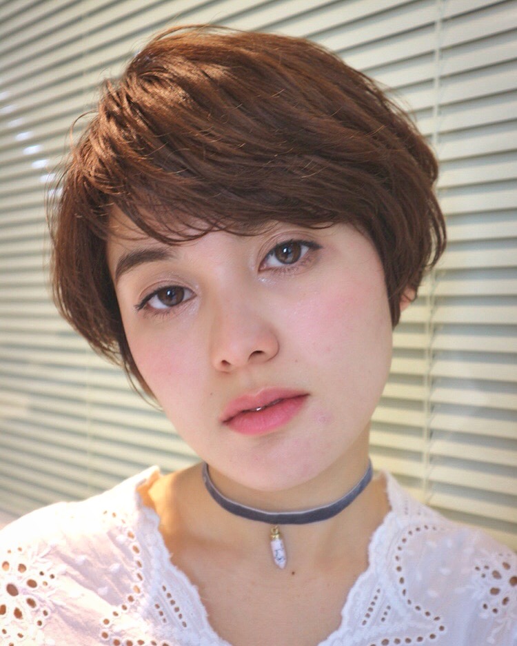 外国人風。軽やかふんわりショートヘア★