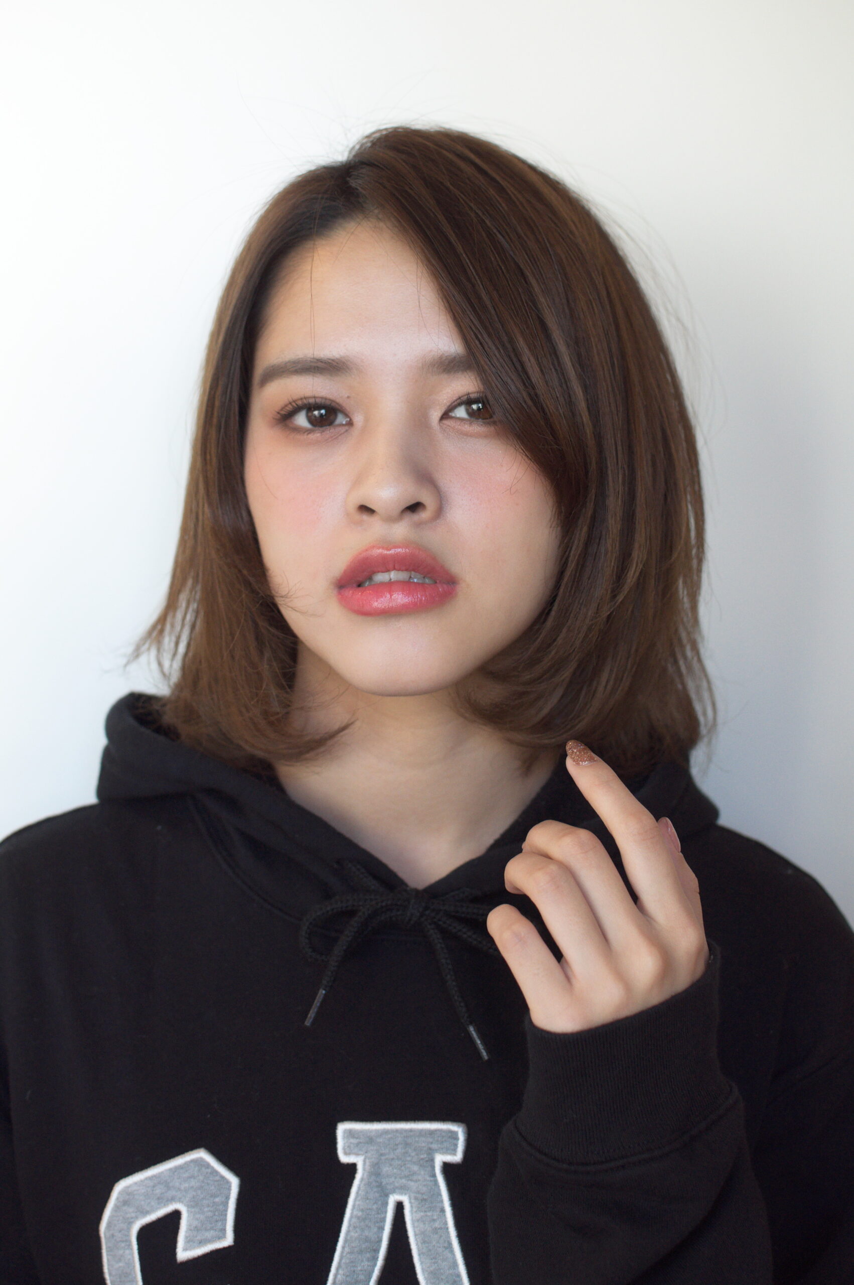 肩上ナチュラルレイヤーボブ