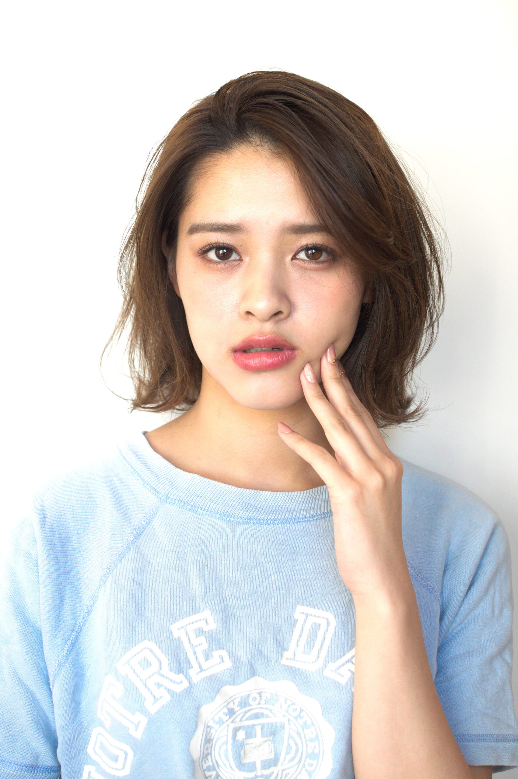 ナチュラルかわいいボブミディ