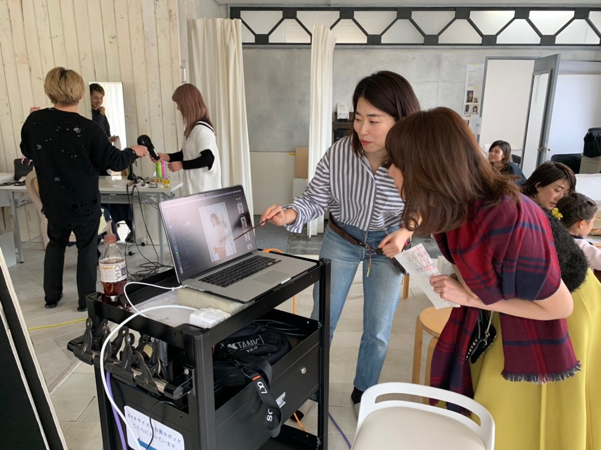 撮影、雑誌掲載