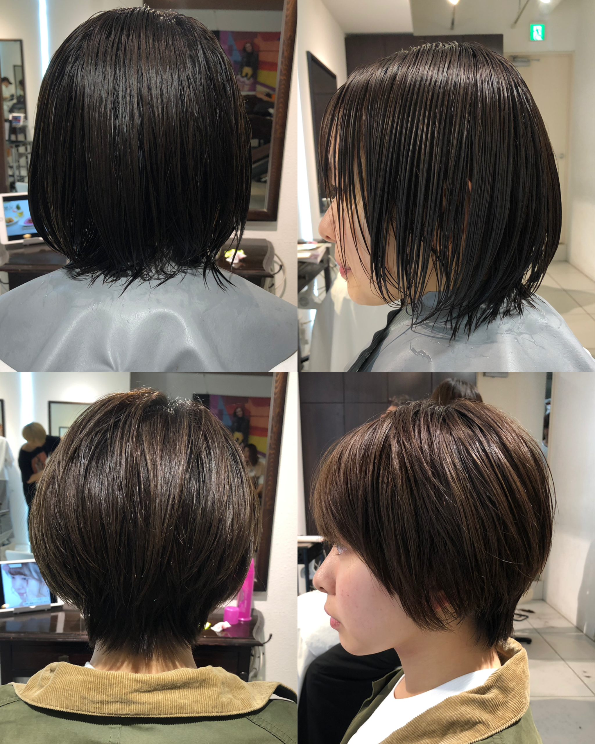 マッシュカットモデル卒業とショートカットモデル突入のお話