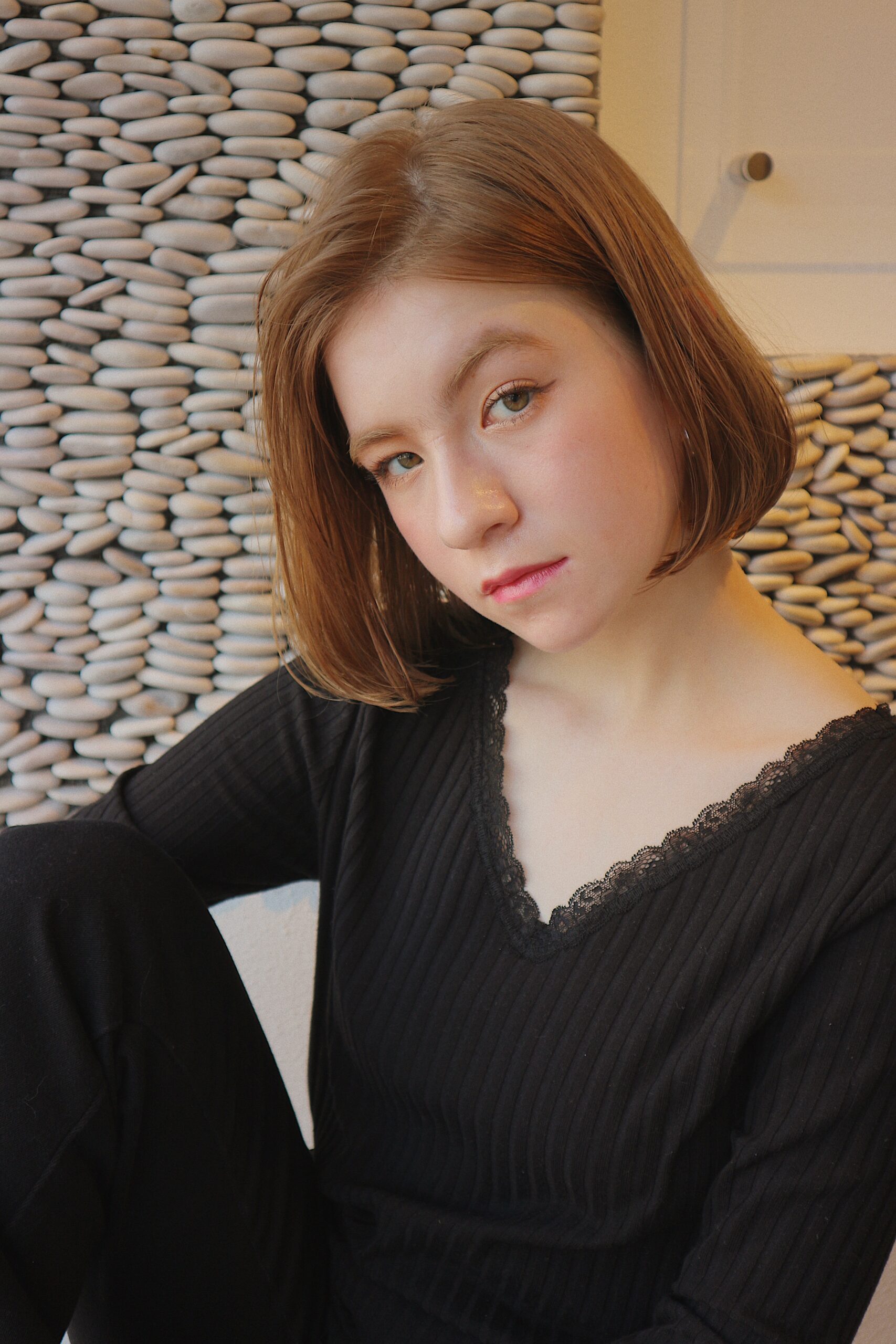 外国人風・シンプルフラットボブヘア★