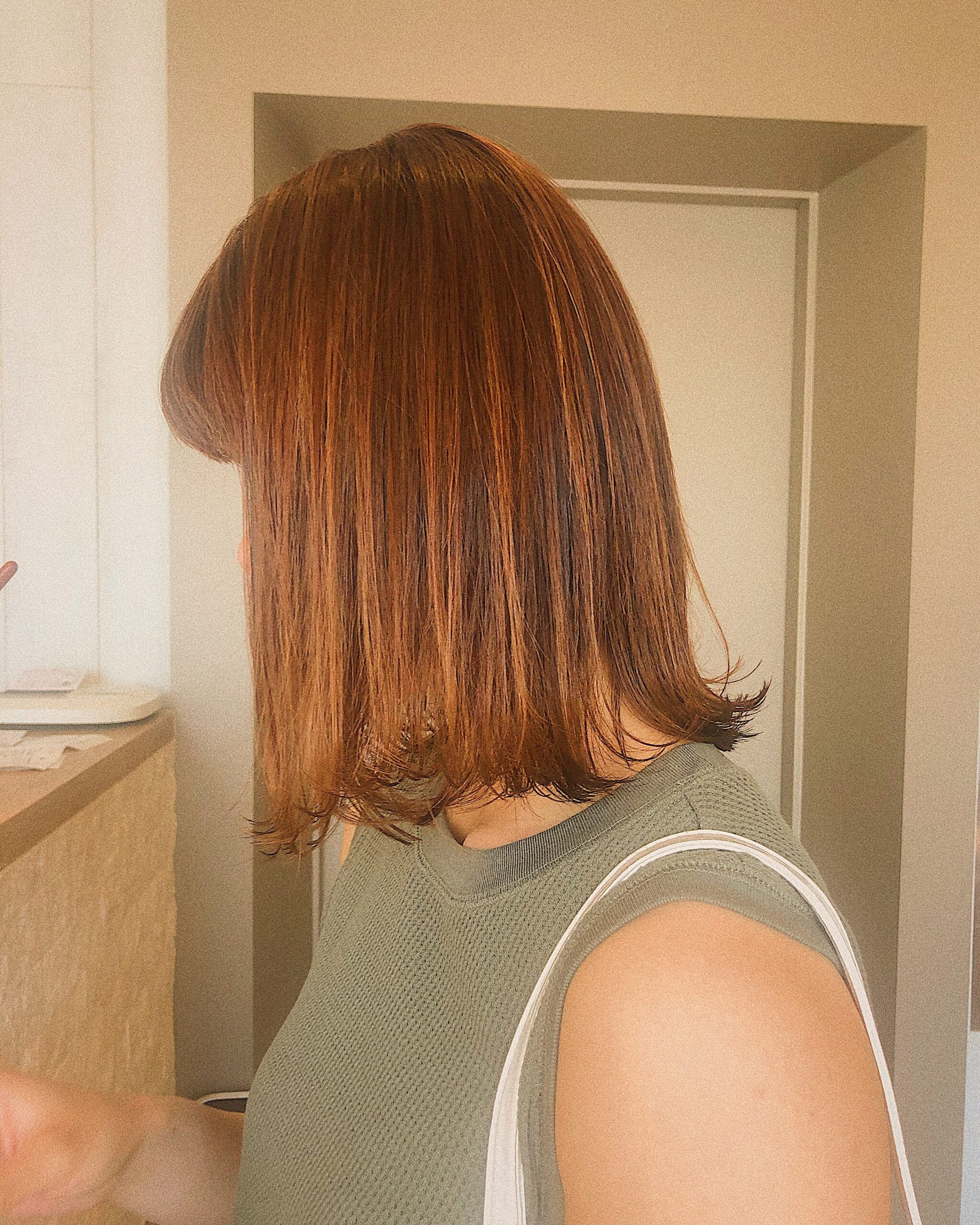 ツヤツヤ！艶艶！アッシュオレンジヘアカラー★